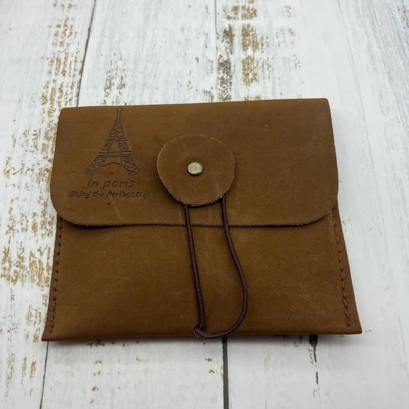 BE HERE NOW Ram Dass Quote Handmade Pendant, Necklace, Wood and Leather, NWOT - Picture 8 of 9